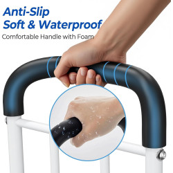 Rieles de cama para adultos mayores