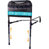 Able Life - Riel resistente, barra de cama ajustable con patas de apoyo