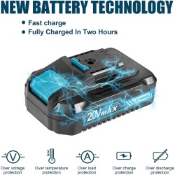 Saker Mini motosierra, motosierra eléctrica portátil inalámbrica