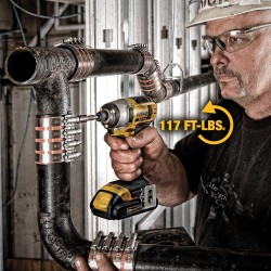 DEWALT Kit de combo de perforación inalámbrico de 20V MAX, 2-Herramienta (DCK240C2)