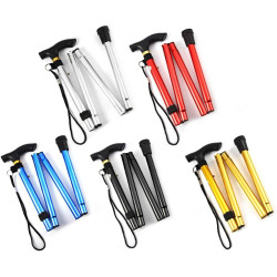 Bastón plegable y ligero | Baston flexible y con goma antideslizante