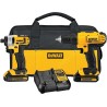 DEWALT Kit de combo de perforación inalámbrico de 20V MAX, 2-Herramienta (DCK240C2)
