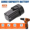 COMOWARE Kit combinado de herramientas de taladro inalámbrico de 16.8 V