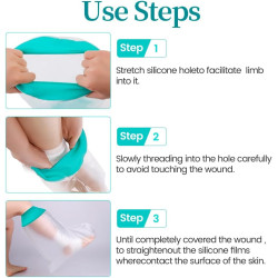 Fundas para patas de ducha | Fundas impermeables para proteccion de pies