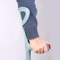 Muleta para antebrazo | Muleta singular par antebrazo con agarre comodo