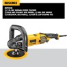 DeWalt DWP849X 7-9 pulgadas Pulidora de velocidad variable con arranque suave