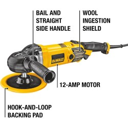 DeWalt DWP849X 7-9 pulgadas Pulidora de velocidad variable con arranque suave