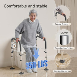 Rieles de seguridad para inodoro