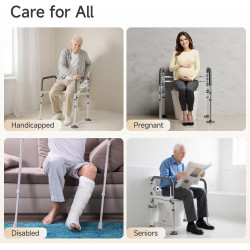 Rieles de seguridad para inodoro