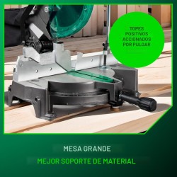 Metabo HPT Sierra de inglete | Con Gran angulo de inglete