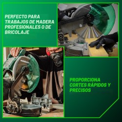 Metabo HPT Sierra de inglete | Con Gran angulo de inglete