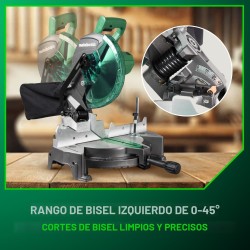 Metabo HPT Sierra de inglete | Con Gran angulo de inglete