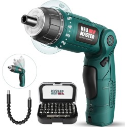 NEU MASTER Destornillador inalámbrico, destornillador eléctrico de 4 V