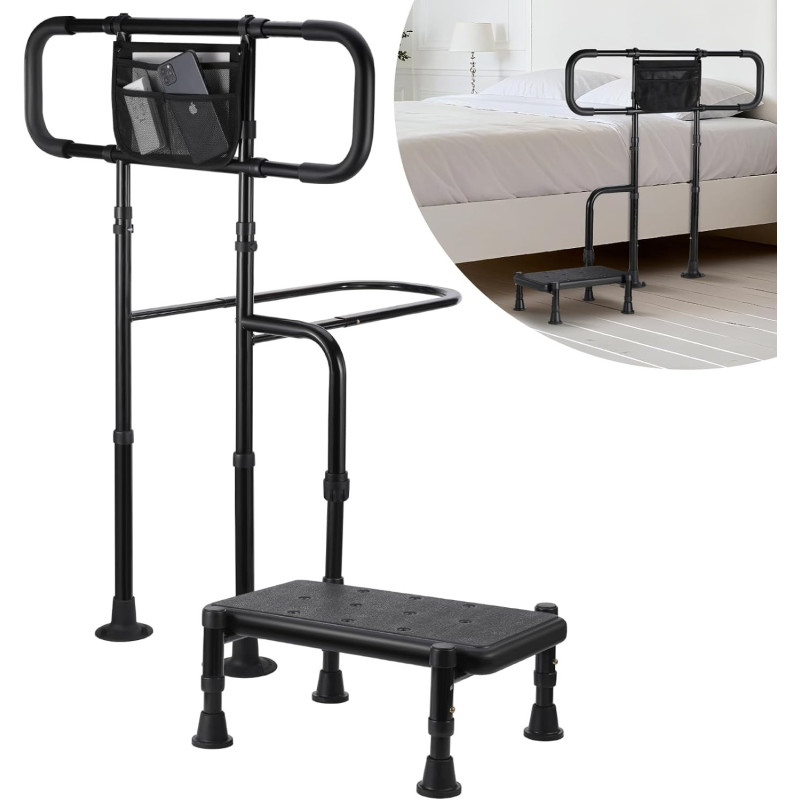 Rieles de cama para adultos mayores