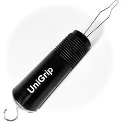 Gancho de botón 2 en 1 UniGrip y tirador de cremallera