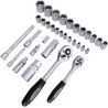 Amazon Basics Juego de herramientas mecanicas | Kit de herramientas mecanicas de 65 piezas