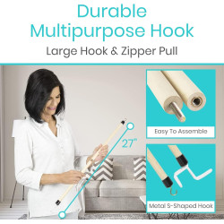 Vive Bastón de vestir para ancianos (27 pulgadas)