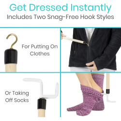 Vive Bastón de vestir para ancianos (27 pulgadas)