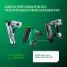 Metabo HPT Clavadora de acabado con plumero de aire, clavadoras neumáticas de potencia preferida