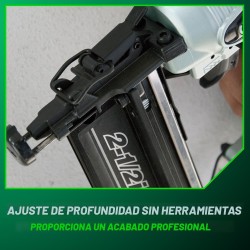 Metabo HPT Clavadora de acabado con plumero de aire, clavadoras neumáticas de potencia preferida