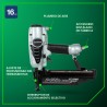 Metabo HPT Clavadora de acabado con plumero de aire, clavadoras neumáticas de potencia preferida