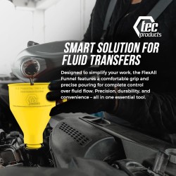 TEC Products FlexAll - Embudo flexible | Flexible y resistente a quimicos