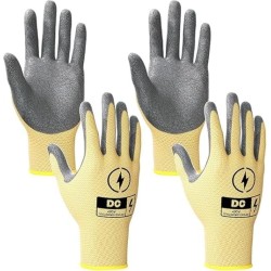 2 pares de guantes aislados | Resistente a 400V y transpirable