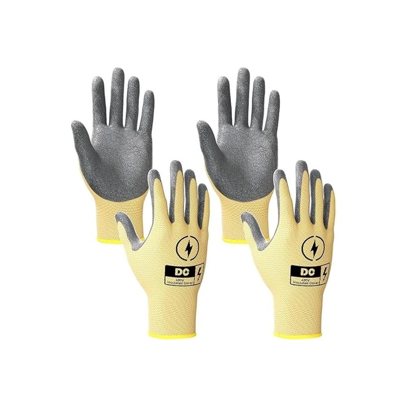 2 pares de guantes aislados | Resistente a 400V y transpirable 2 pares de guantes aislados | Resistente a 400V y transpirable