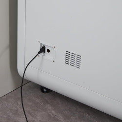 GEARONIC Cabina de cápsulas de oficina móvil | Cabina de oficina movil con ventiladores y luces LED