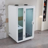 GEARONIC Cabina de cápsulas de oficina móvil | Cabina de oficina movil con ventiladores y luces LED