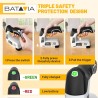 Pistola grapadora eléctrica Batavia, kit 2 en 1 de clavadora y grapadora inalámbrica con 2000 clavos y grapas