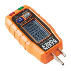GFCI - Receptáculo | Para enchufes estandars de 3 hilos y con pantalla LCD
