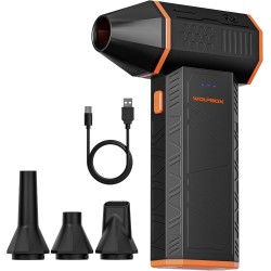 WOLFBOX MF50 - Plumero de aire comprimido | Diseño portatil y recargable