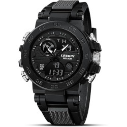 LN LENQIN Reloj digital militar para hombre | Reloj digital elegante para hombres