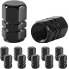 Tapones para válvula de neumático de coche, 12 tapas de aire, universales para autos, SUVs, bicicletas, camiones y motocicletas
