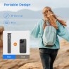 Trípode de viaje para teléfono celular con control remoto y soporte para teléfono