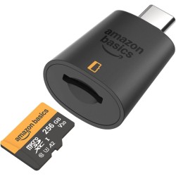 Amazon Basics Tarjeta microSDXC de 256 GB con adaptador