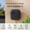 Blink Outdoor 4: Cámara de seguridad inteligente inalámbrica, dos años de duración de la batería