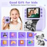 Cámara de impresión instantánea para niños, regalos de cumpleaños de Navidad para niñas y niño