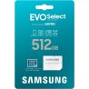 Tarjeta de memoria microSD + adaptador, microSDXC de 512 GB