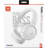 JBL Tune 510BT: Audífonos inalámbricos con sonido Purebass, color blanco