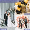 Kit de soporte de telón de fondo: 6 anchos, soporte de fondo ajustable de 10 x 7.5 pies para fiestas y fotografía de estudio