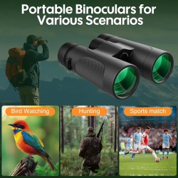 Prismáticos UHD de 12 x 42 para adultos de alta potencia