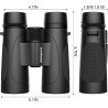 Prismáticos UHD de 12 x 42 para adultos de alta potencia