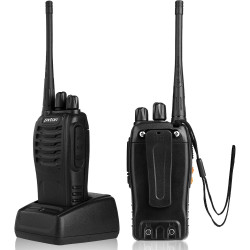 pxton Walkie Talkies Radios recargables de dos vías de largo alcance con auriculares