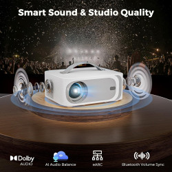 Proyector 4K con WiFi 6 y Bluetooth