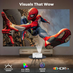 Proyector 4K con WiFi 6 y Bluetooth