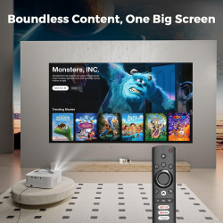Proyector 4K con WiFi 6 y Bluetooth