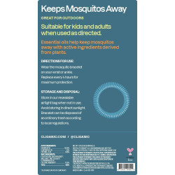 Pulseras de repelente Para insectos | Echa de ingredientes 100% naturales