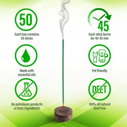 Varillas de incienso repelente de mosquitos | Repelente de incienso para insectos